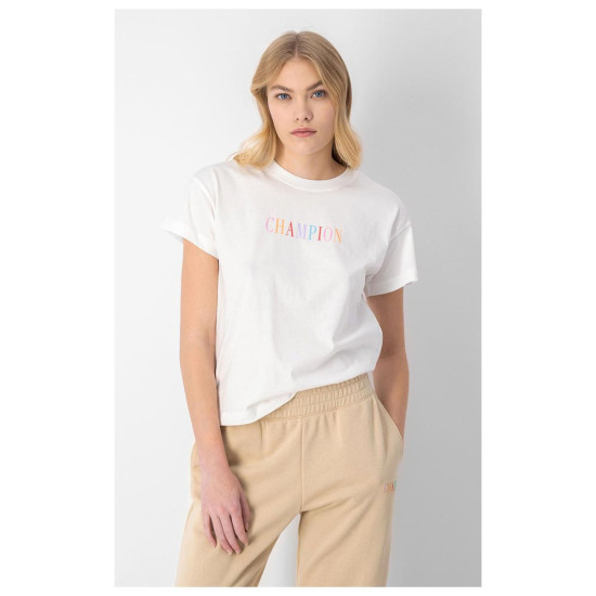 Champion Γυναικεία κοντομάνικη μπλούζα Crewneck Croptop